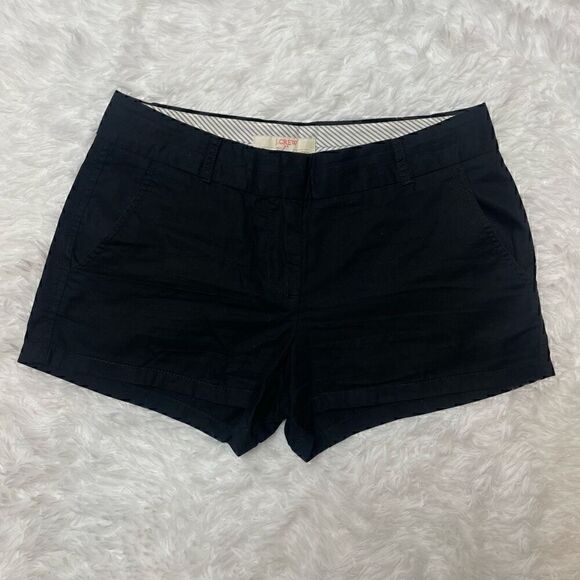 J Crew Shorts Broken-In Chino Set of 2 Black Navy Blue Womens Size 2 Cotton - Picture 2 of 15